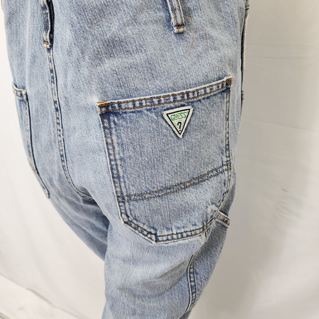 Guess Made In USA Vintage 1990s Denim Overall