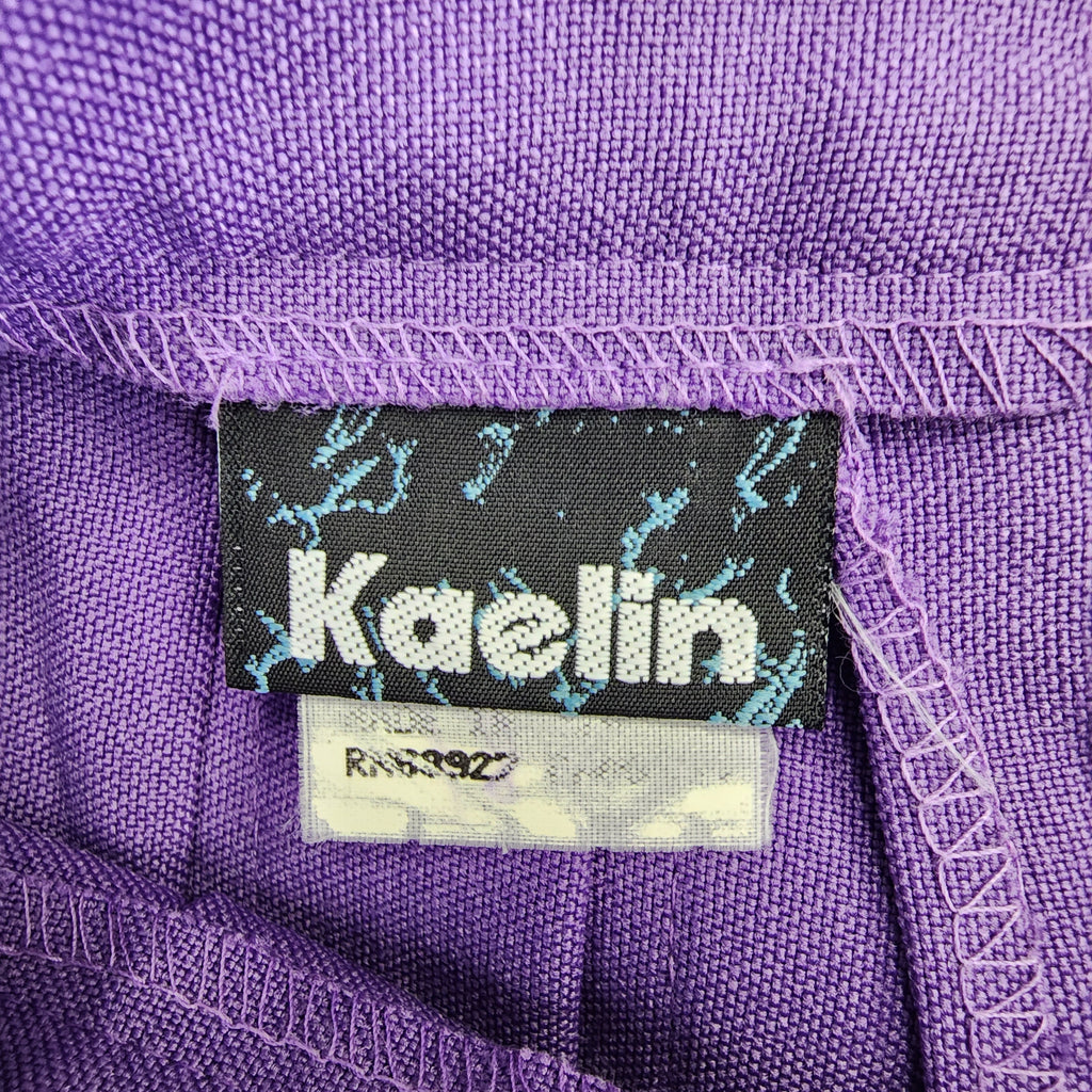 Kaelin Purple Vintage Mini Skirt