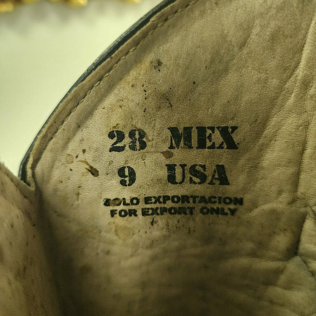 Potrero Made In Mexico Vintage Cowboy Boots with Rhinestone