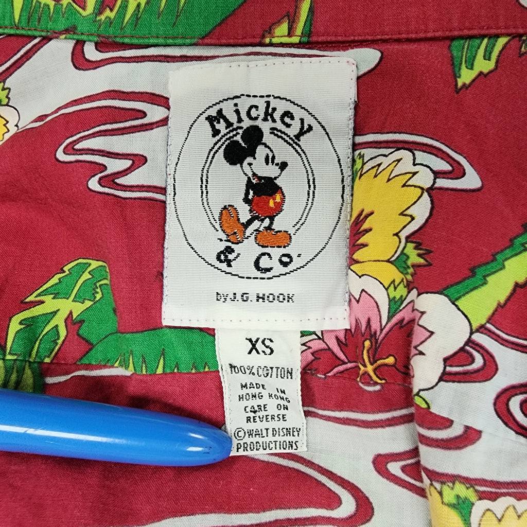 Mickey & Co. Vintage 1990s Hawaiian Style 100% Cotton Shirt