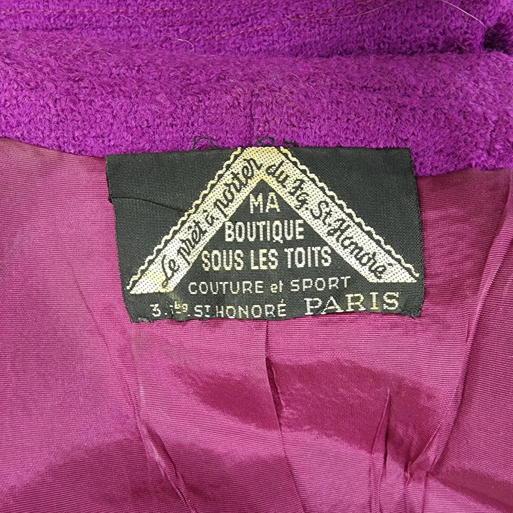 Ma Boutique Sous Les Toits Made In France Vintage 1970s Blazer