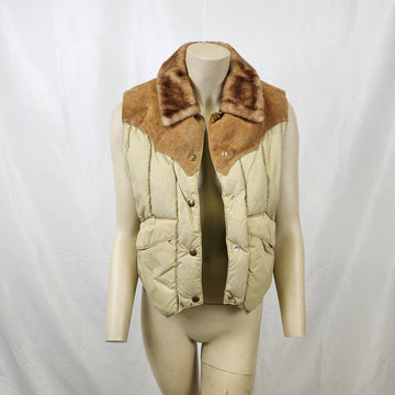 Woolrich Vintage 1970s Vest with Suede