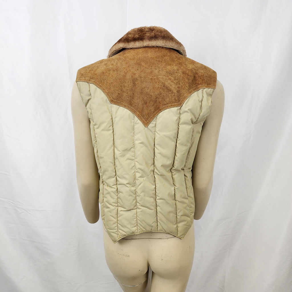 Woolrich Vintage 1970s Vest with Suede