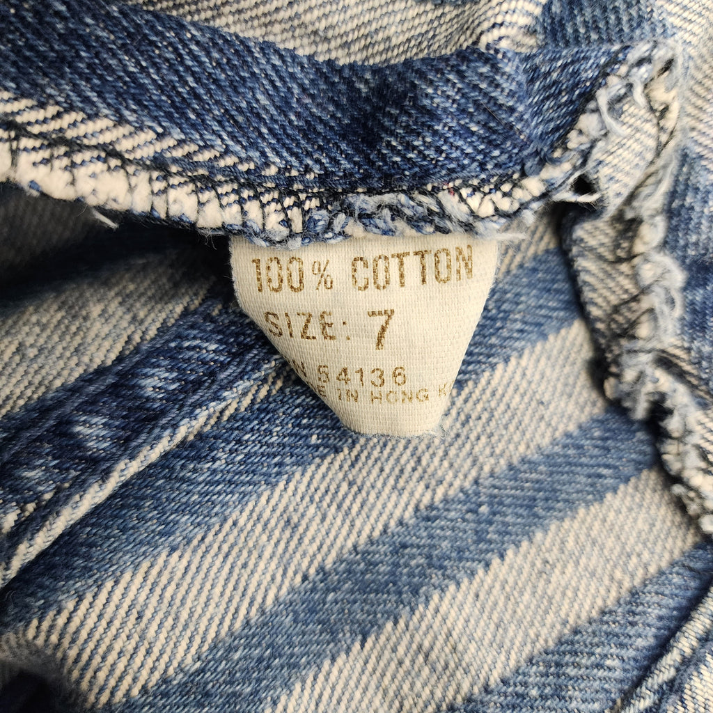 Traffic Vintage 1980s High Waist Denim Striped Pants