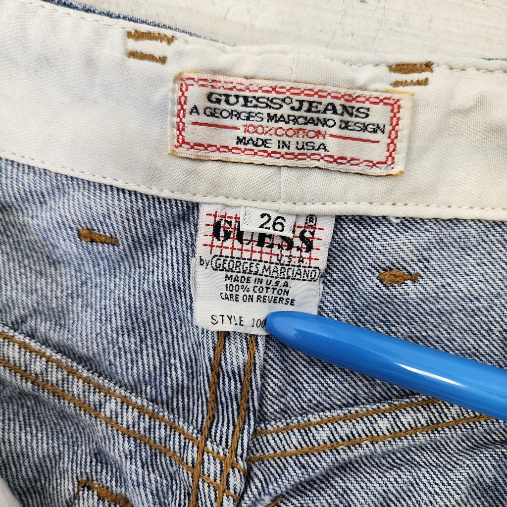 Guess by Georges Marciano Made In USA Vintage 1990s Denim High Waist Pants