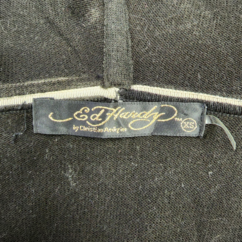 Ed Hardy Vintage Cardigan with Rhinestones