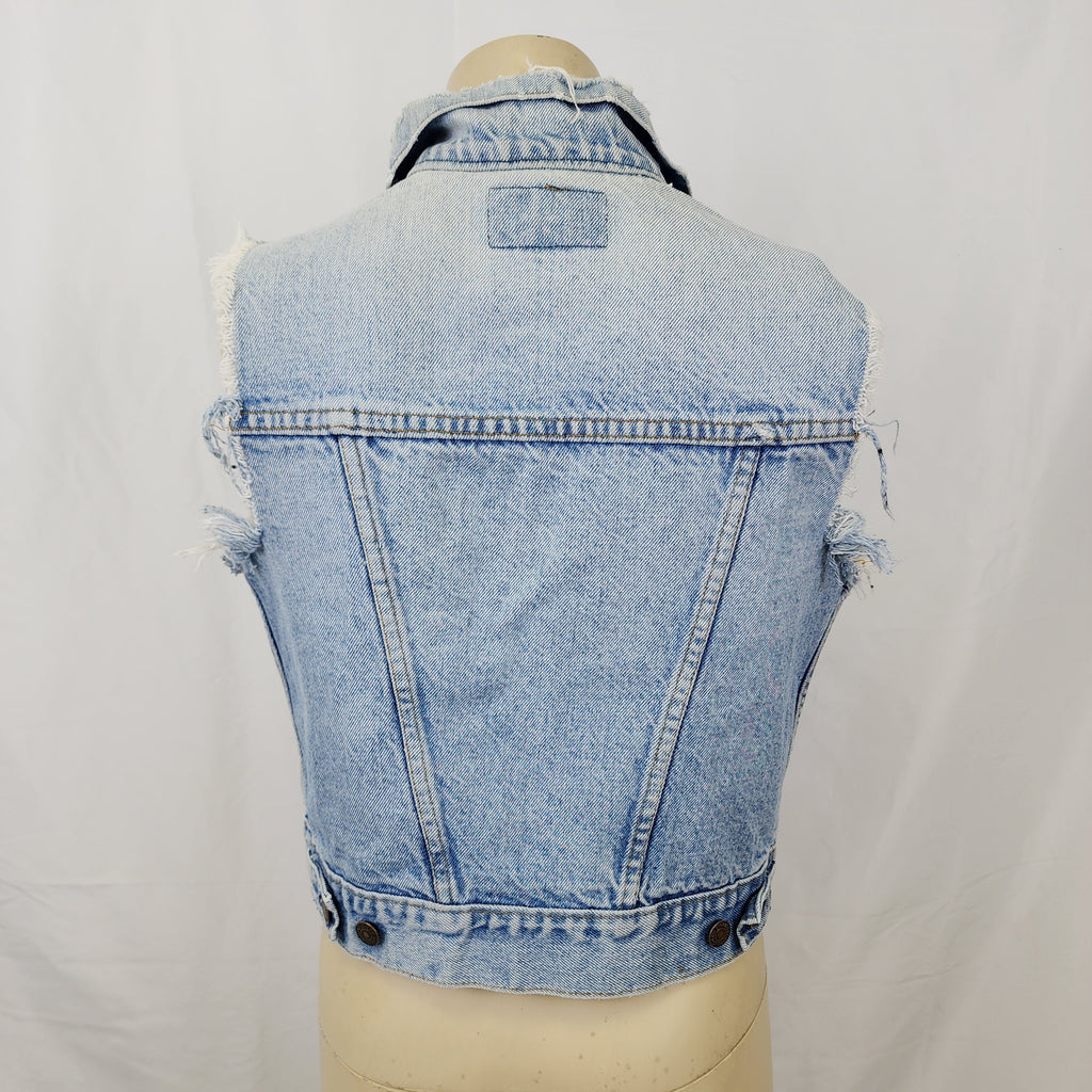 Levi's Orange Tab Made In USA Vintage 1980s Denim Vest