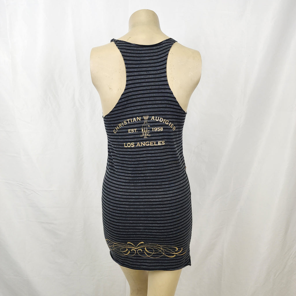 Christian Audigier Spider Vintage Tank Top Size M