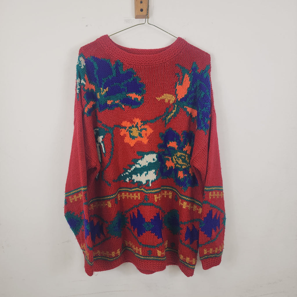 The Limited Vintage Y2K Floral Sweater Size Medium / Large