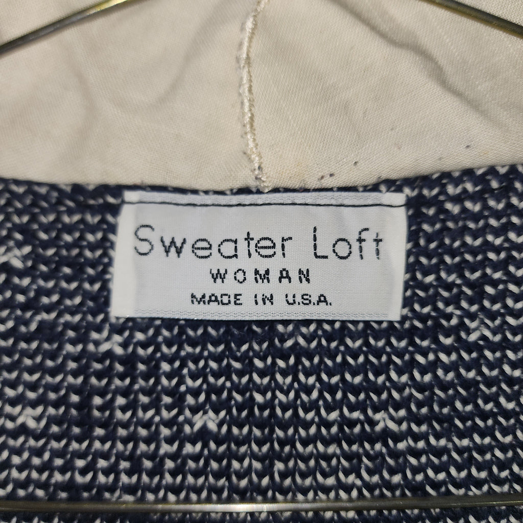 Sweater Loft Christmas Made In USA Vintage 1980s Sweater Size 9