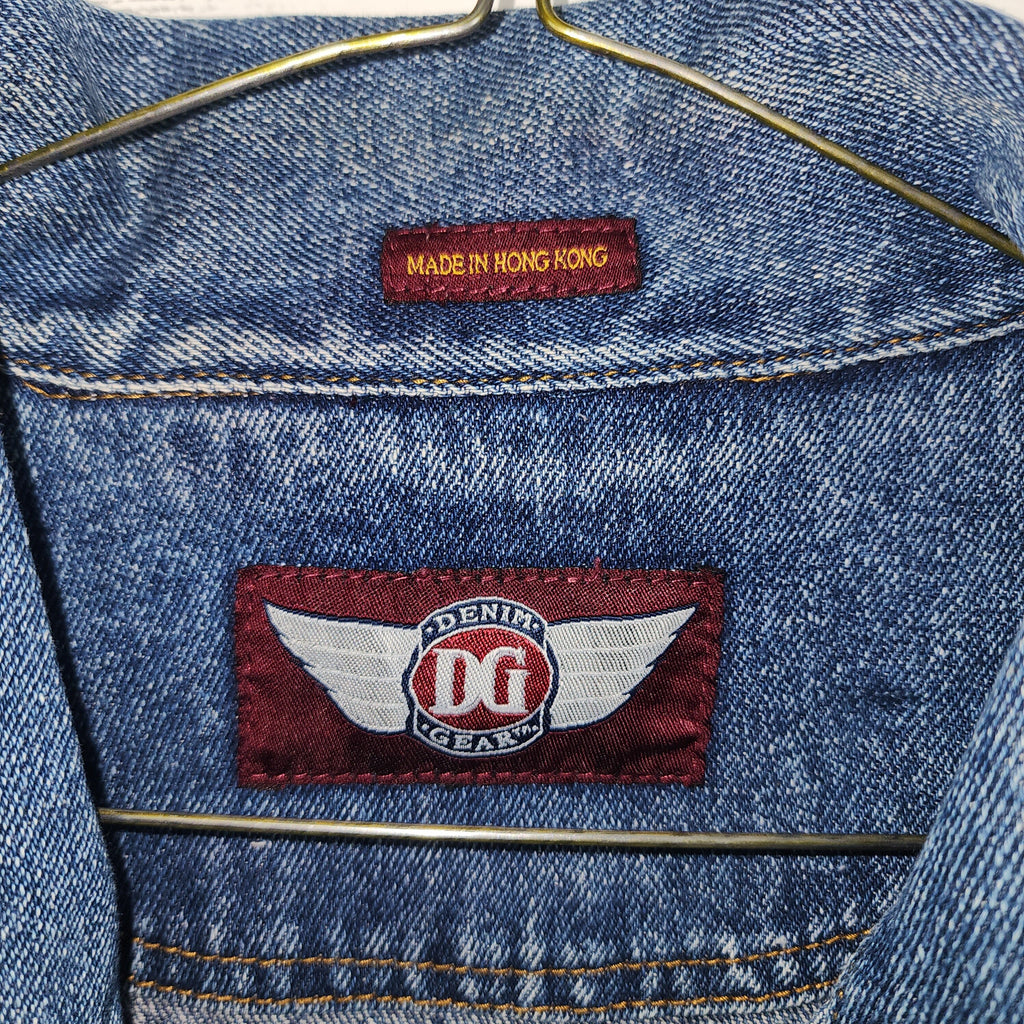 Denim Gear Vintage Y2K Cropped Denim Jacket