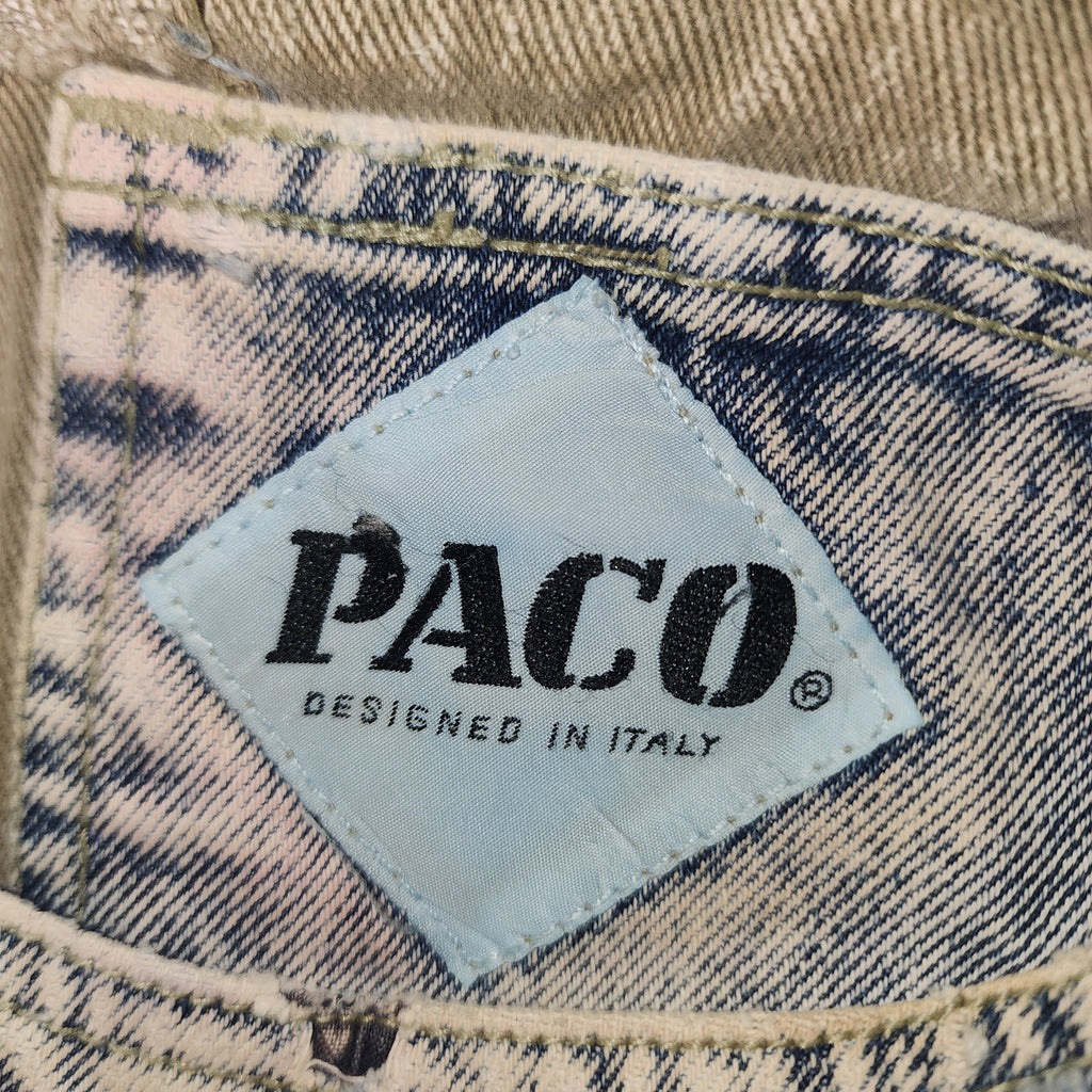 Paco 1990s Vintage Acid Washed Jeans