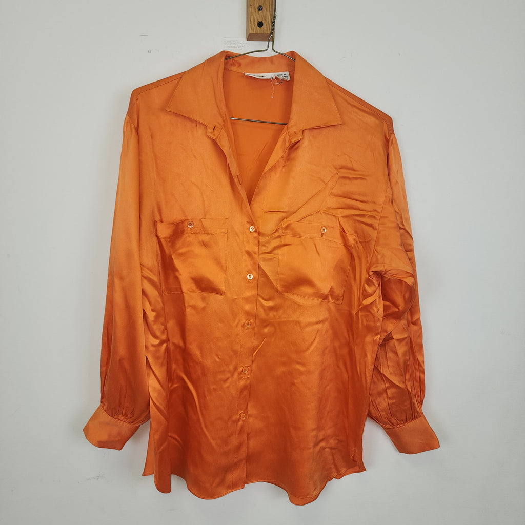 Oleg Cassini Vintage Y2K Silk Blouse