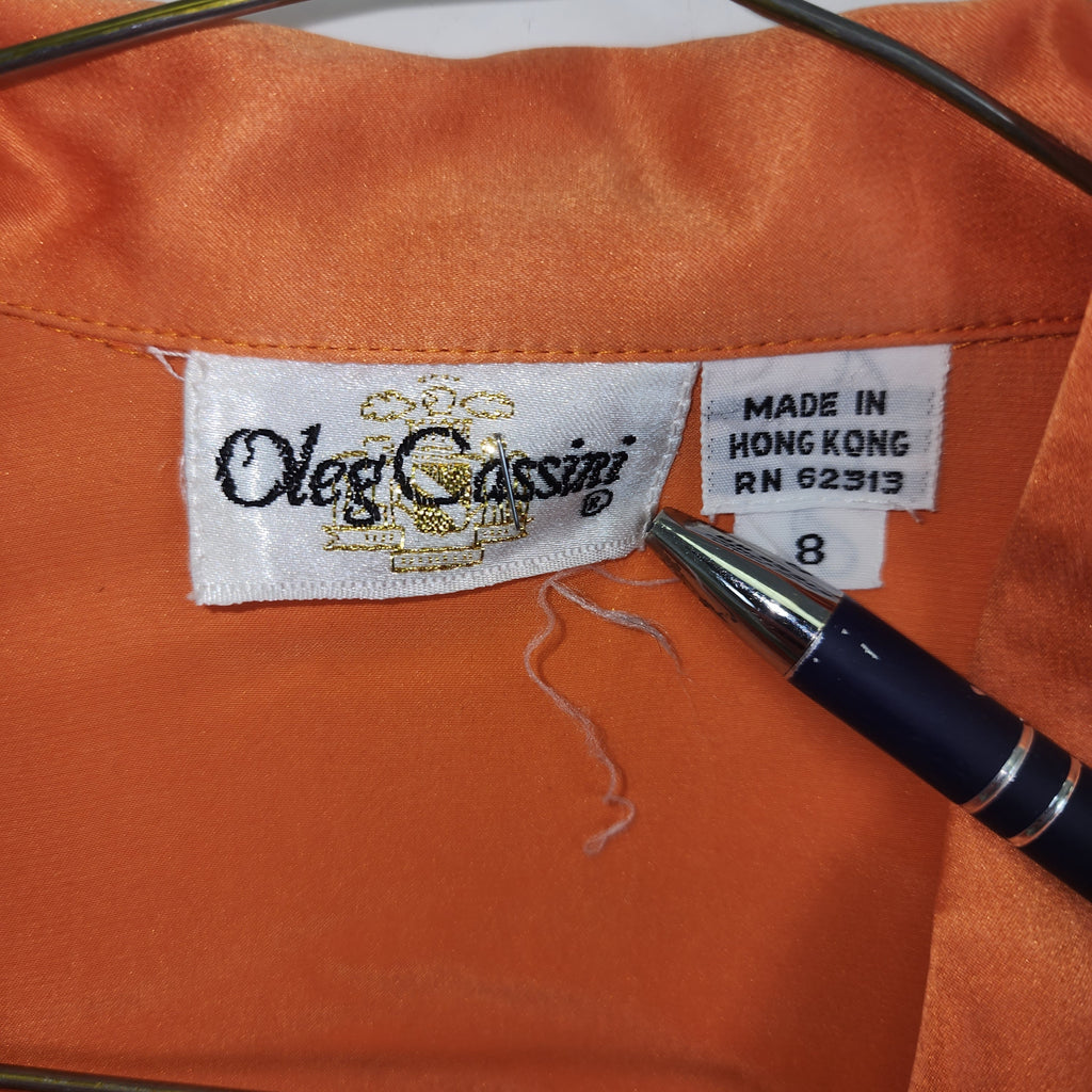 Oleg Cassini Vintage Y2K Silk Blouse