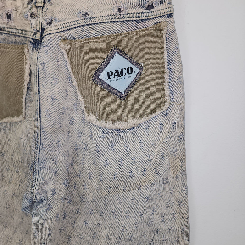 Paco 1990s Vintage Acid Washed Jeans