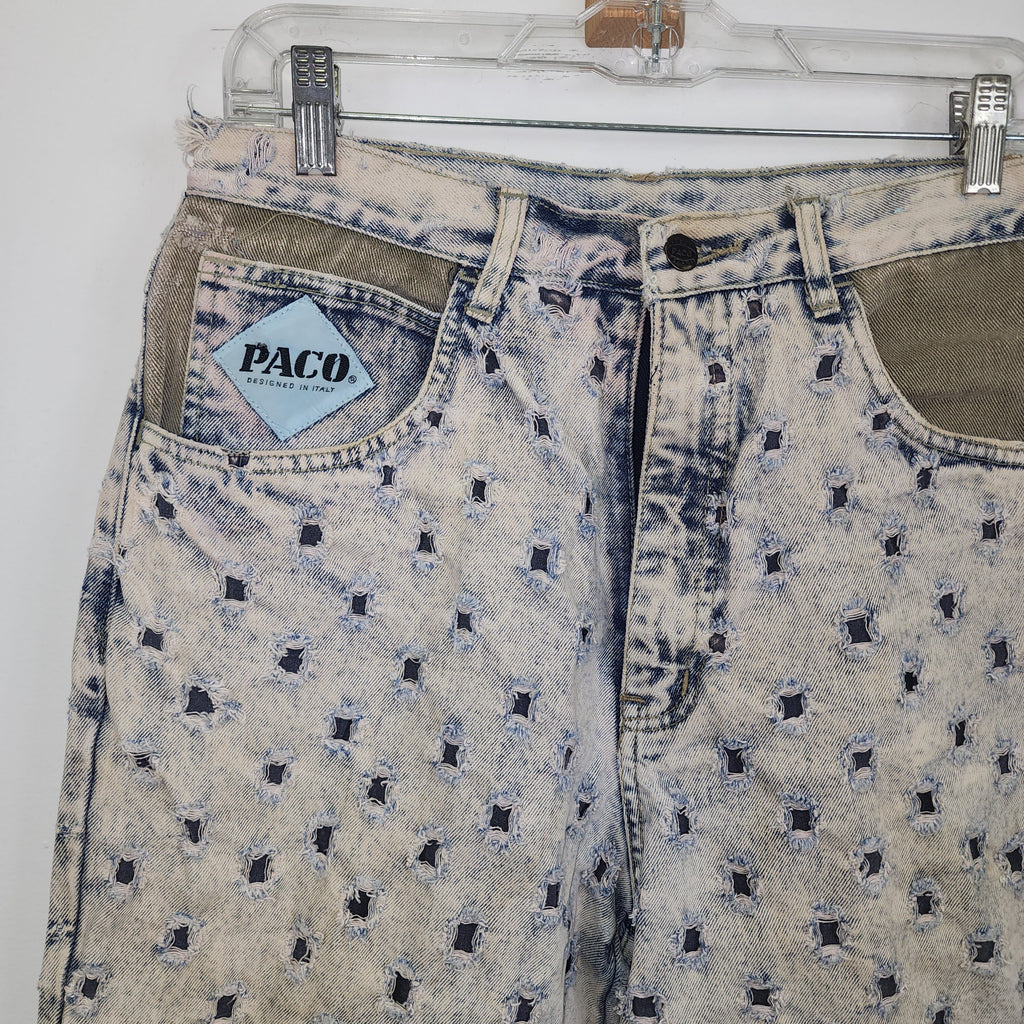 Paco 1990s Vintage Acid Washed Jeans