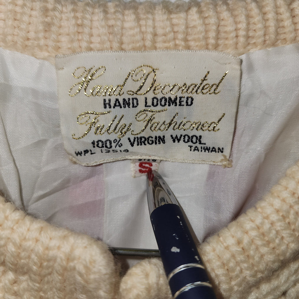 Vintage 1970s Cardigan 100% Wool