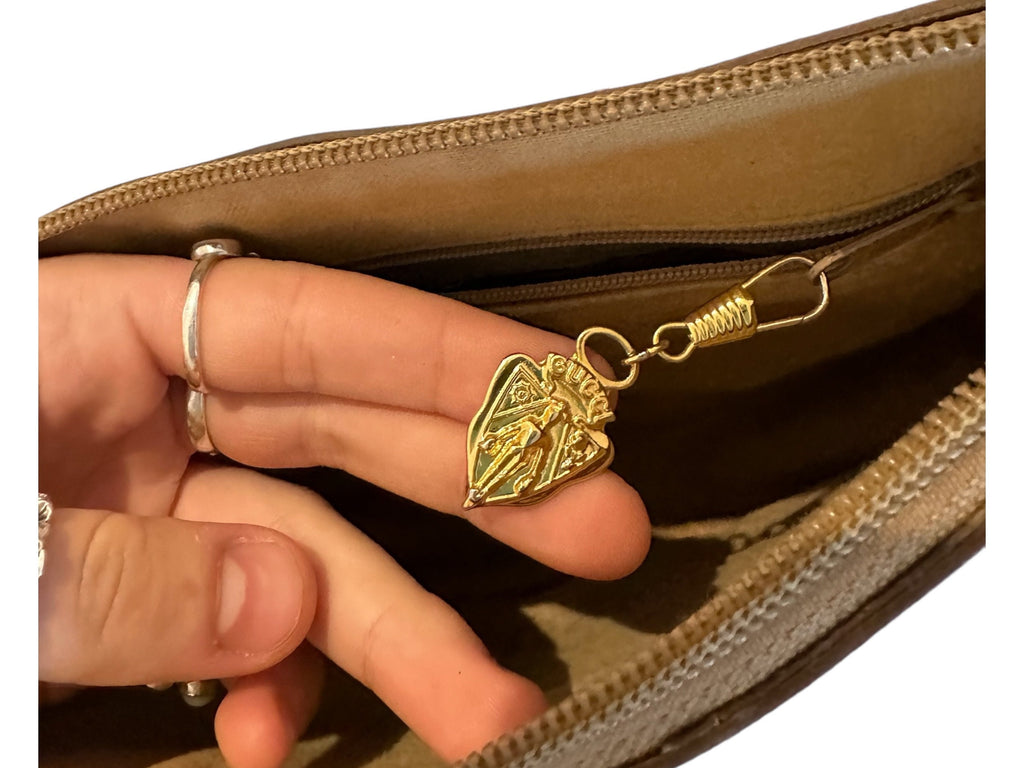 Gucci Vintage 1980’s Leather Purse Beige/Tan