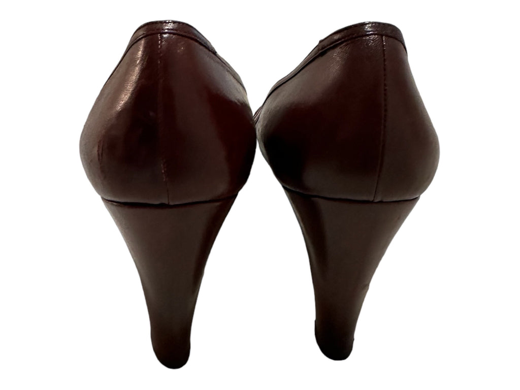 Gucci Heels 1980s Burgundy