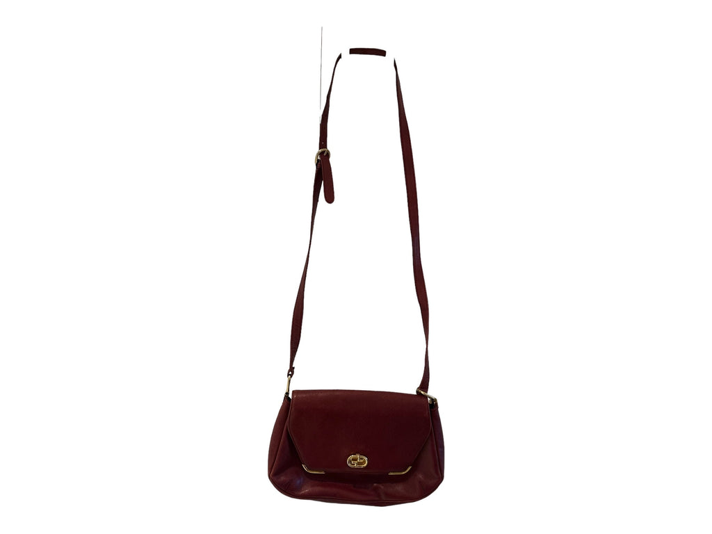 Gucci Vintage 1990s Leather Purse Burgundy