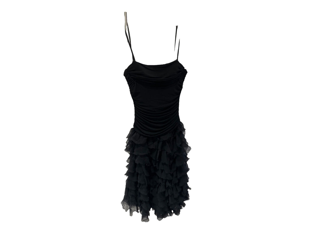 BCBG MAXAZRIA 2010 Black Ruffled Dress