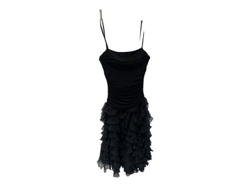BCBG MAXAZRIA 2010 Black Ruffled Dress