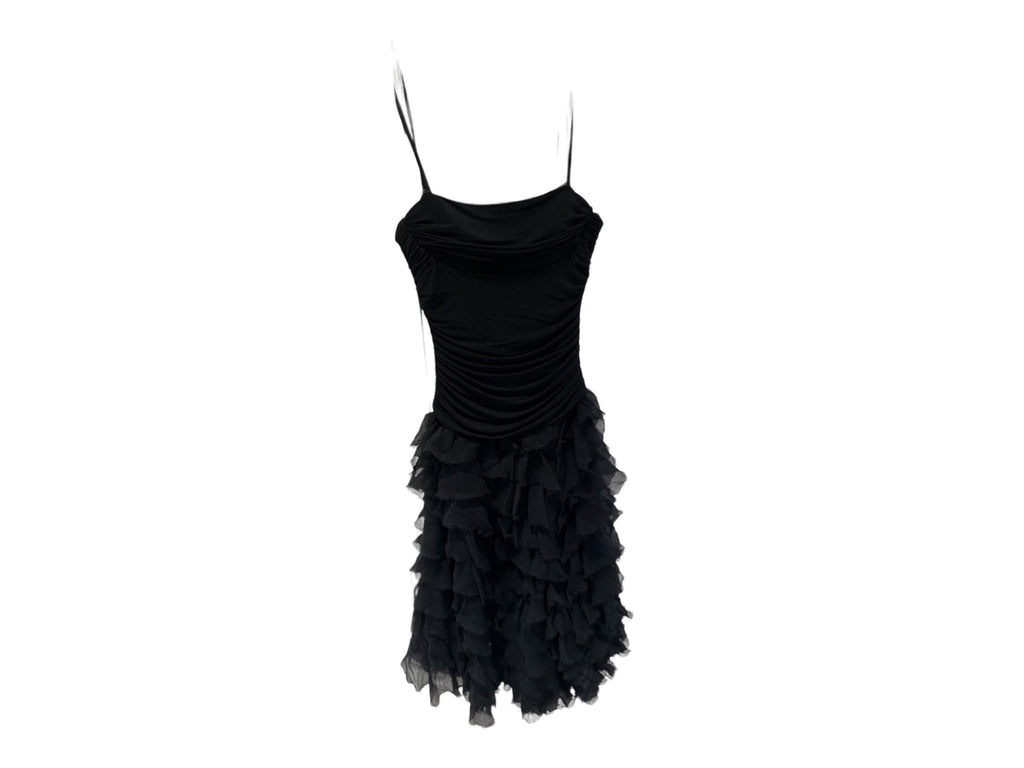 BCBG MAXAZRIA 2010 Black Ruffled Dress