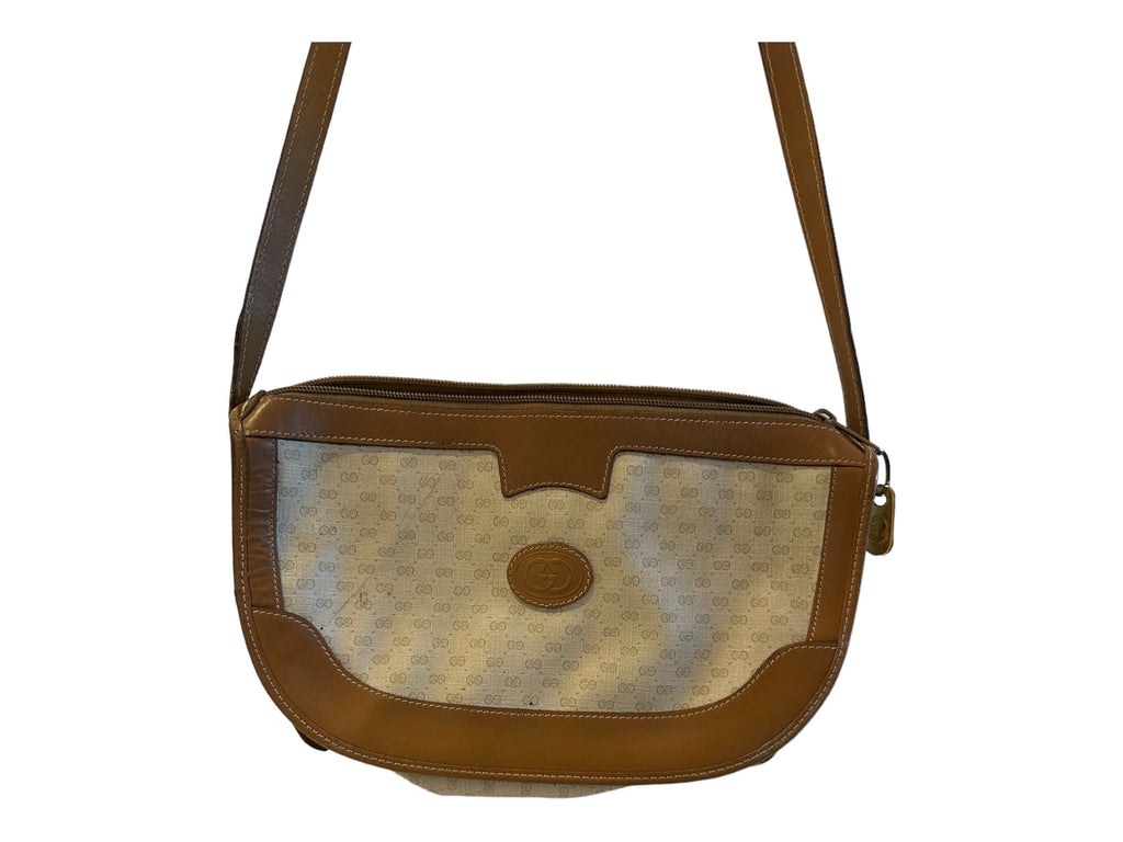 Gucci Vintage 1980’s Leather Purse Beige/Tan