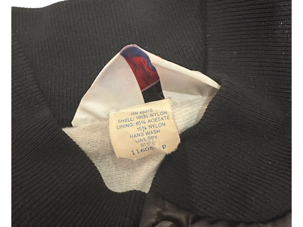 80’s West Ark Black Nylon Jacket Cowboy Boots