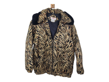 2000s Leopard Silk Jacket