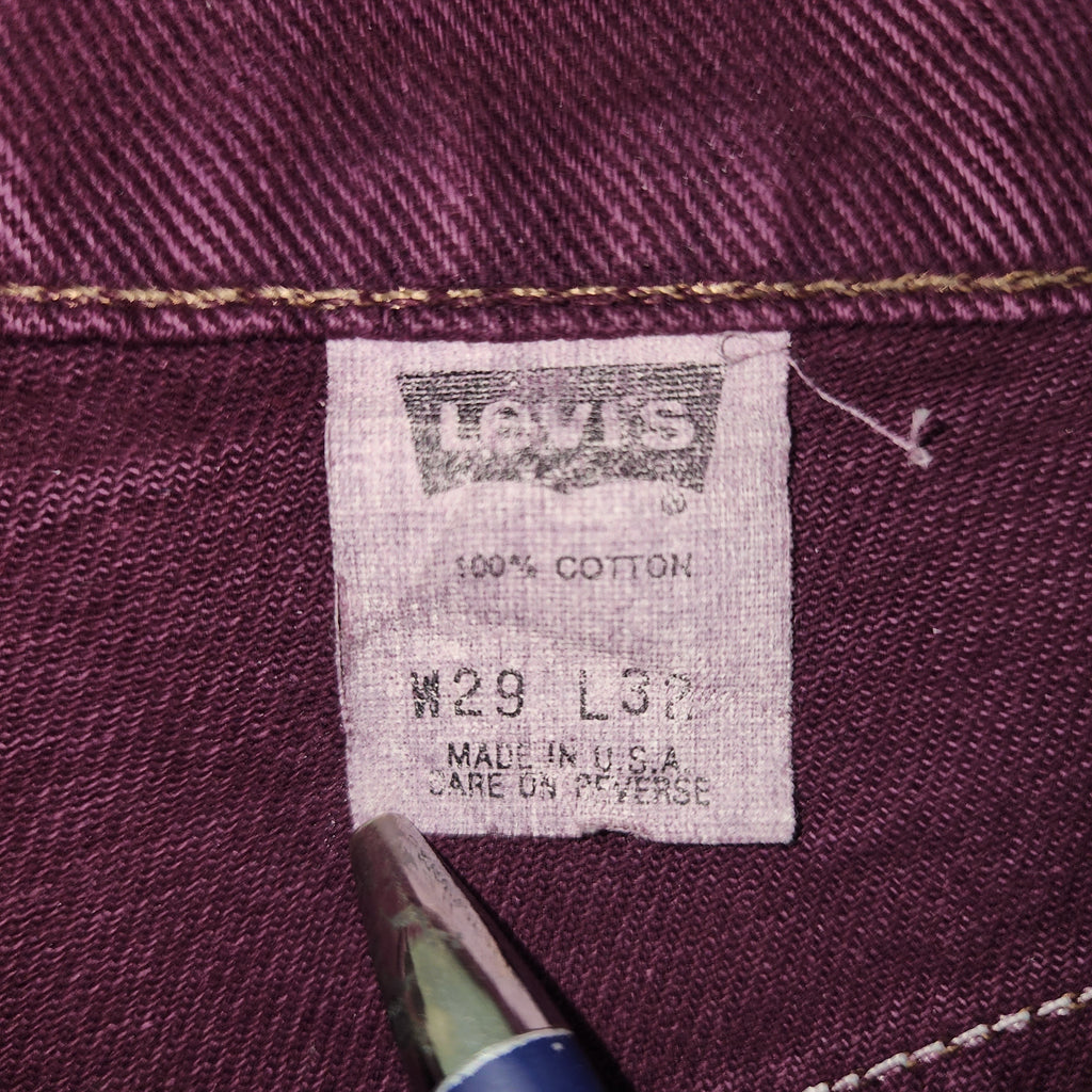 90s Levis 554 Burgundy Made in USA