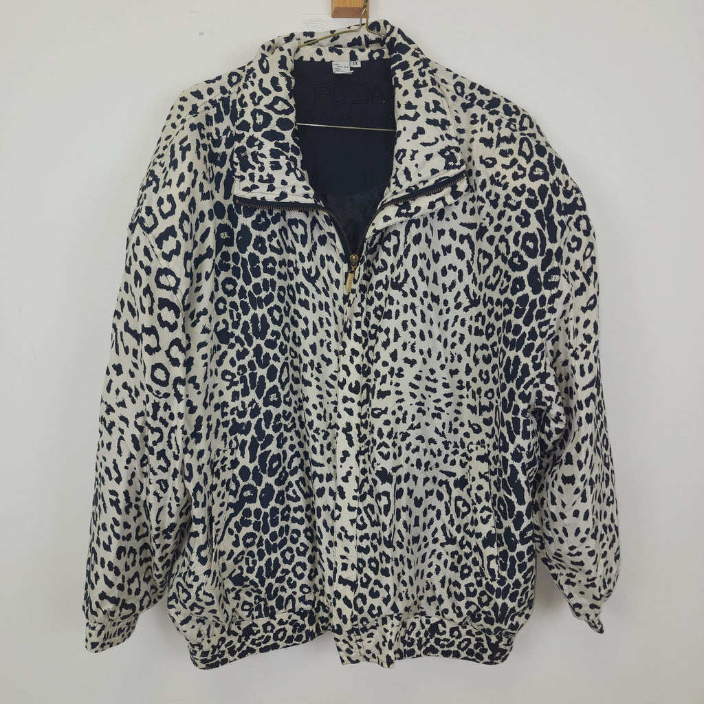 2000s Leopard Silk Jacket