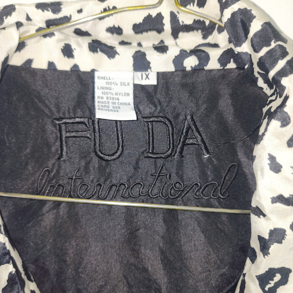 2000s Leopard Silk Jacket