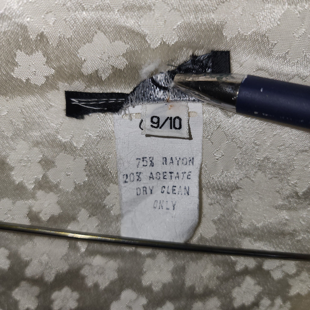 Vintage 1990s Long Blazer W/ Shoulder Pads