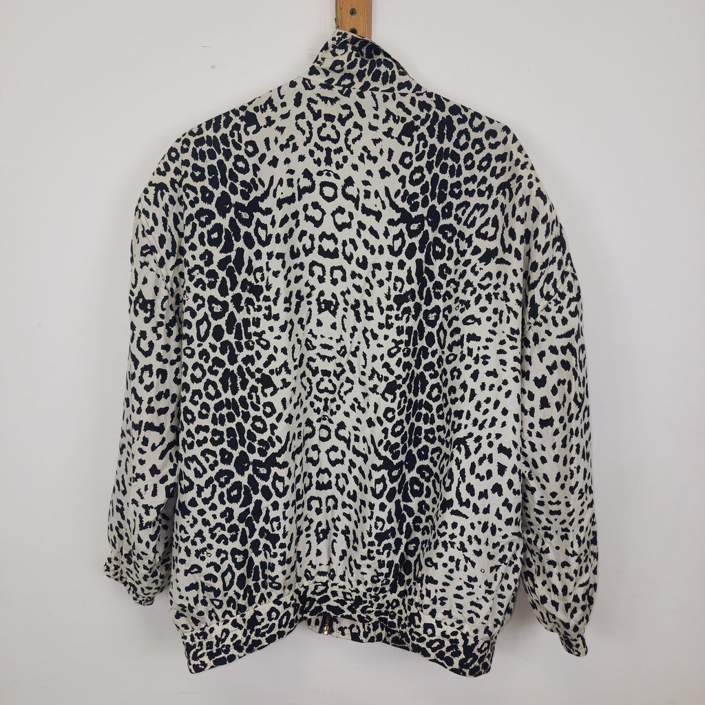 2000s Leopard Silk Jacket