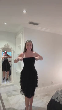 BCBG MAXAZRIA 2010 Black Ruffled Dress